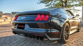 Corsa Twin 4" Pro Series Black Tip Kit with 3" Pipe for Mustang GT 2015-17 | #14333BLKCP - Available from NEMESISUK.COM